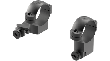 Leupold Ruger #1 & 77-22 Extension Ring Mounts - 1" High Matte Black