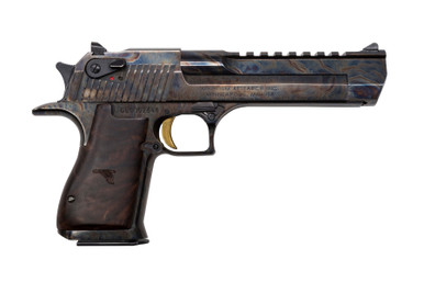 Magnum Research Desert Eagle Mark XIX Single .50 AE - 6", 7 Round, Walnut Grip, Case Hardened Carbon Steel