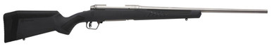 Savage 110 Storm LH 7mm Remington Magnum 24" Stainless Steel Barrel AccuFit Gray Stock