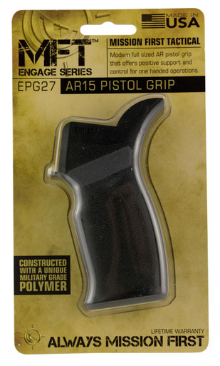 Mission First Tactical Engage EPG27 Full Size AR15/M16 Pistol Grip - Black