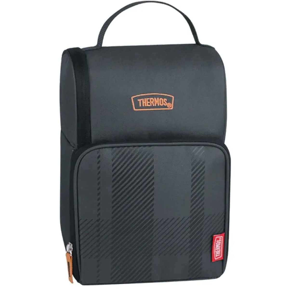 Thermos Dual Compartment Soft Lunch Box - Charcoal Plaid