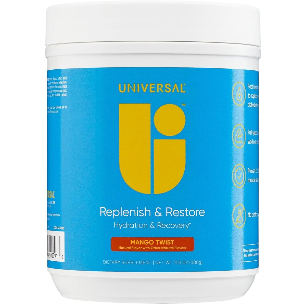 Universal 11.6 oz. Replenish and Restore Powder Dietary Supplement
