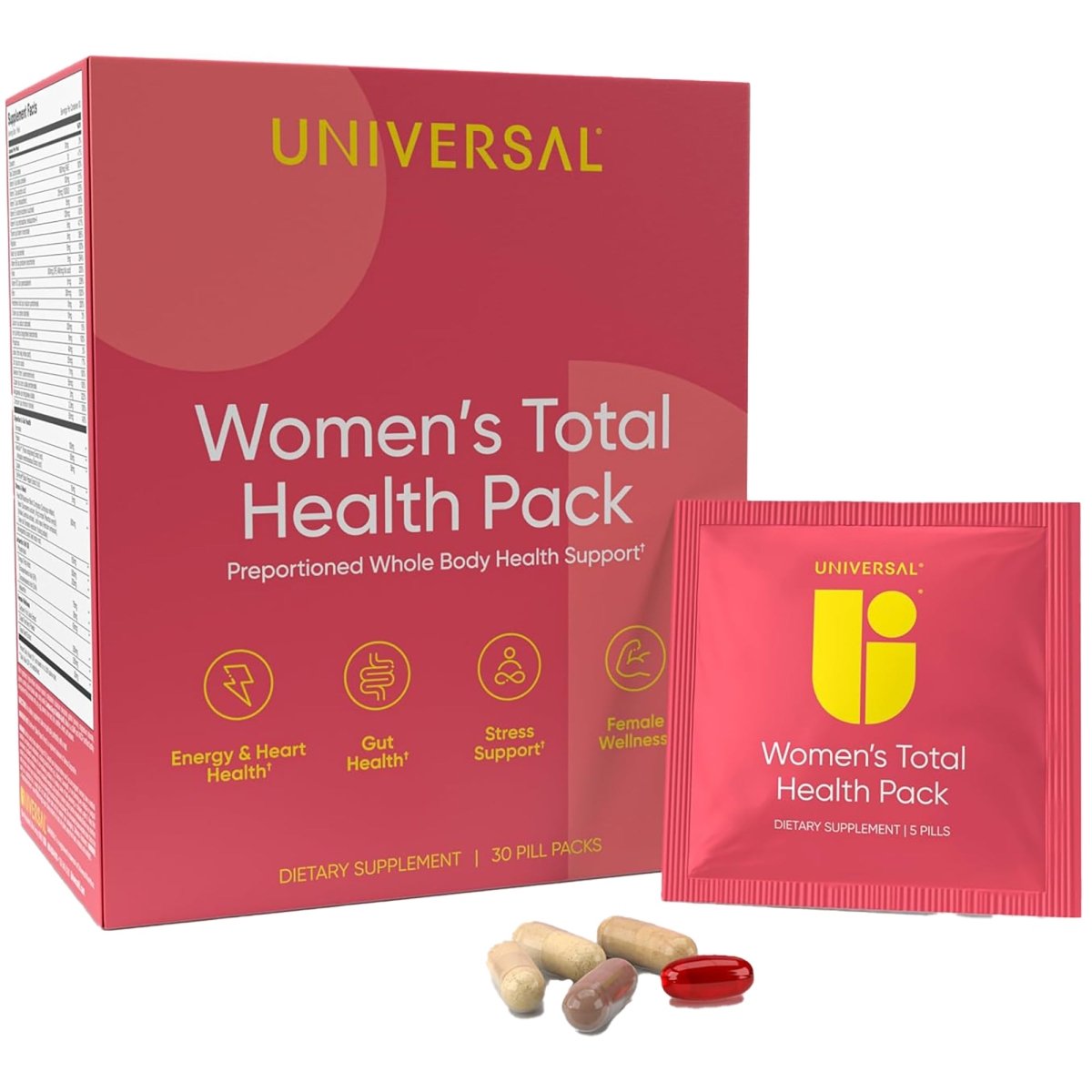 Universal Women's Total Health Pack Dietary Supplement - 30 Packs