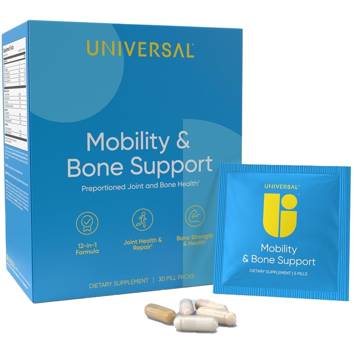 Universal Mobility and Bone Support Dietary Supplement - 30 Packs