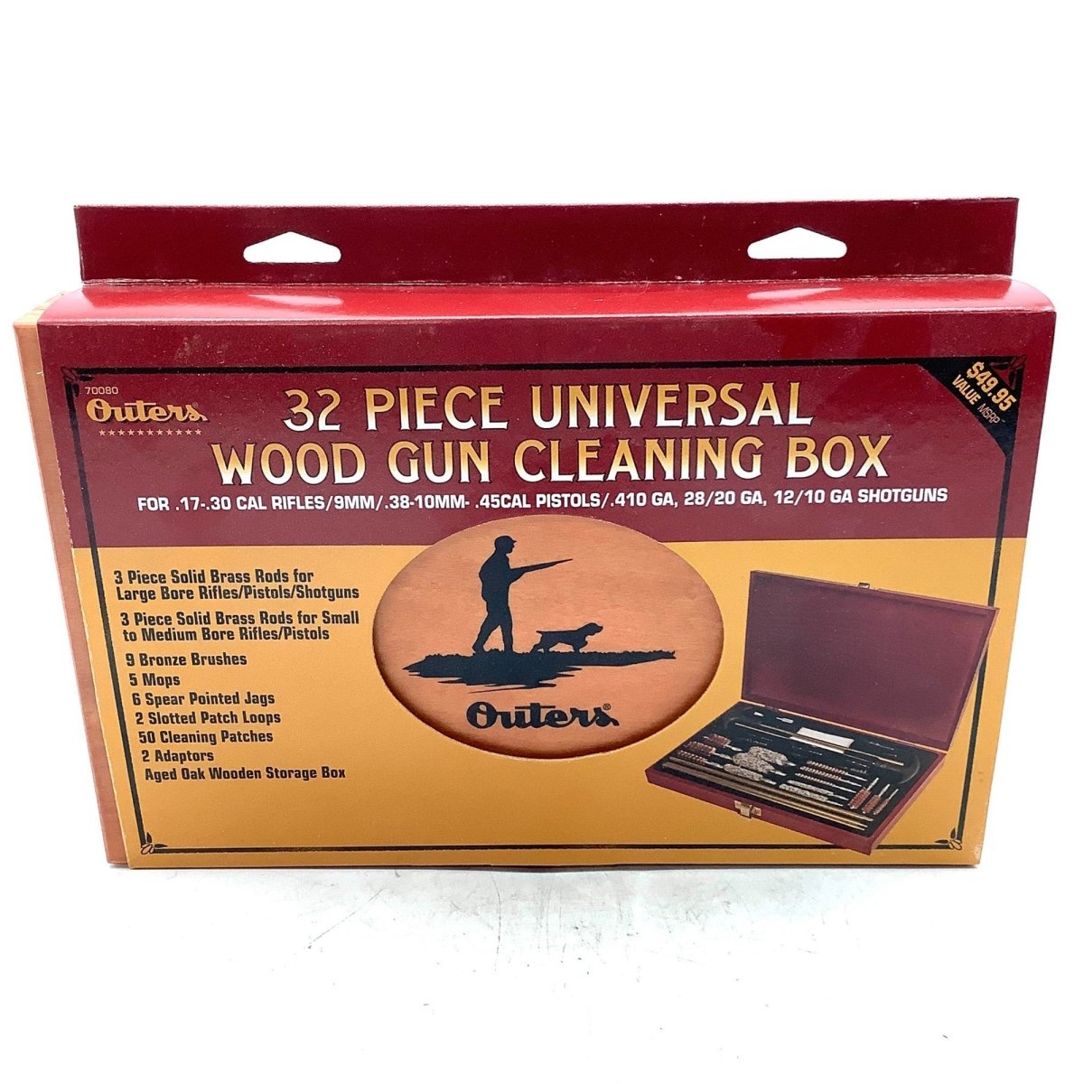 Outers 32-Piece Universal Wooden Box Cleaning Kit