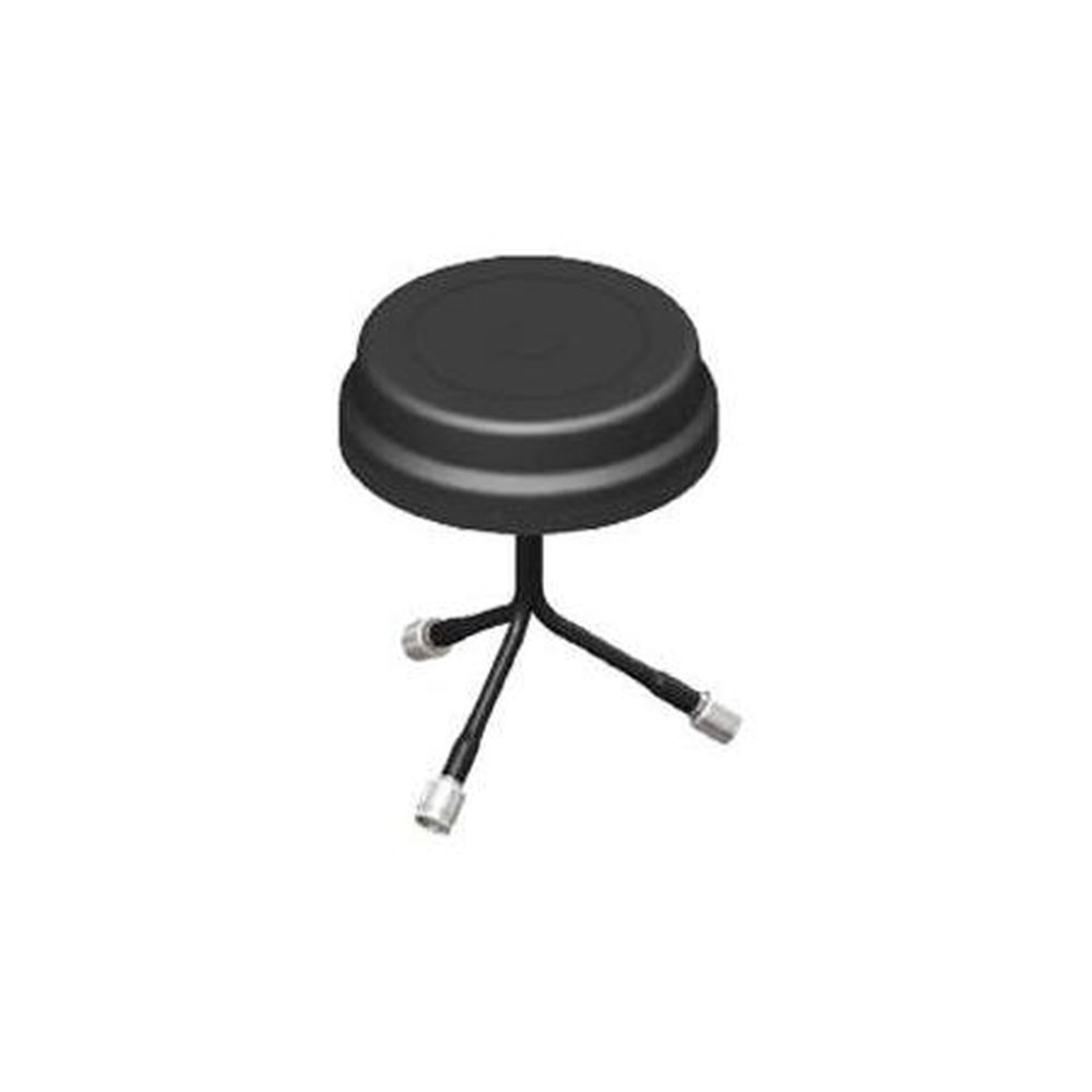 LAIRD VMD24493RSM-610 MIMO Dual Bad 2400-2500/4900-5850 Mhz Low Profile Antenna.Permanent Stud Mountable.3dBi Gain.Includes 20ft Cable W/ RP-SMA