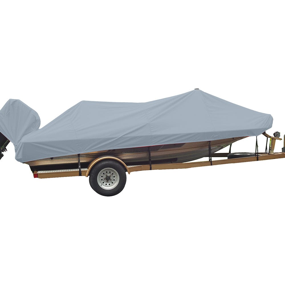 Carver Performance Poly-Guard Styled-to-Fit Boat Cover f/19.5' Wide Style Bass Boats - Grey