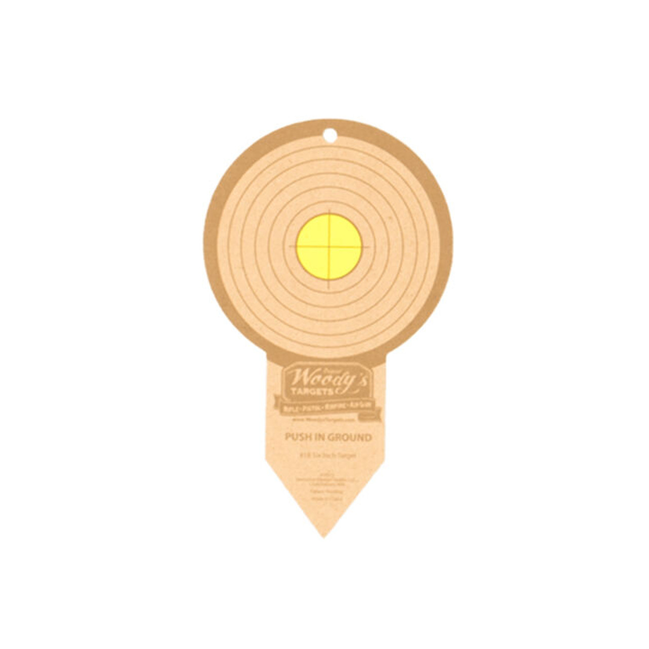 Woody's Recycled Wood Six-Inch Target - 6 Pk.