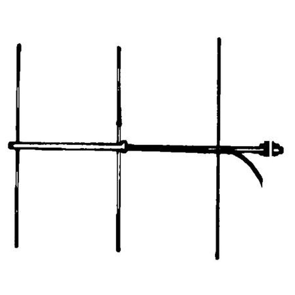 TE Y1503 150-174 Mhz 3 Element Yagi.Field Tuneable.7.1dB Gain, 300 Watt.Direct N Female Termaination.Includes Mounting Hardware