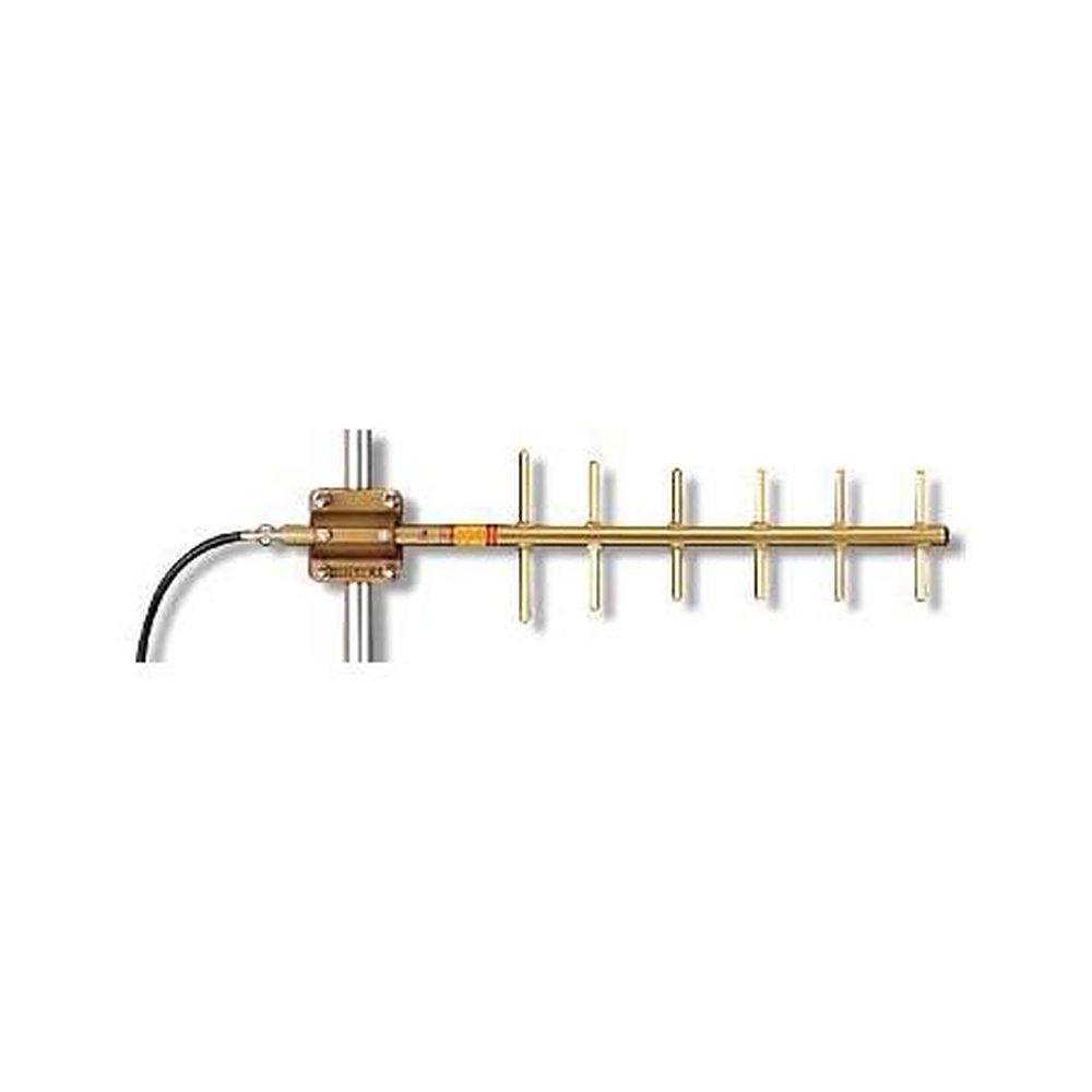 TE Y4506 450-470 Mhz 6 Element Directional Antenna.10.2 Db Gain 300 Watt.Direct N Female Termination.Mounting Hardware Included.Gold Anodized for