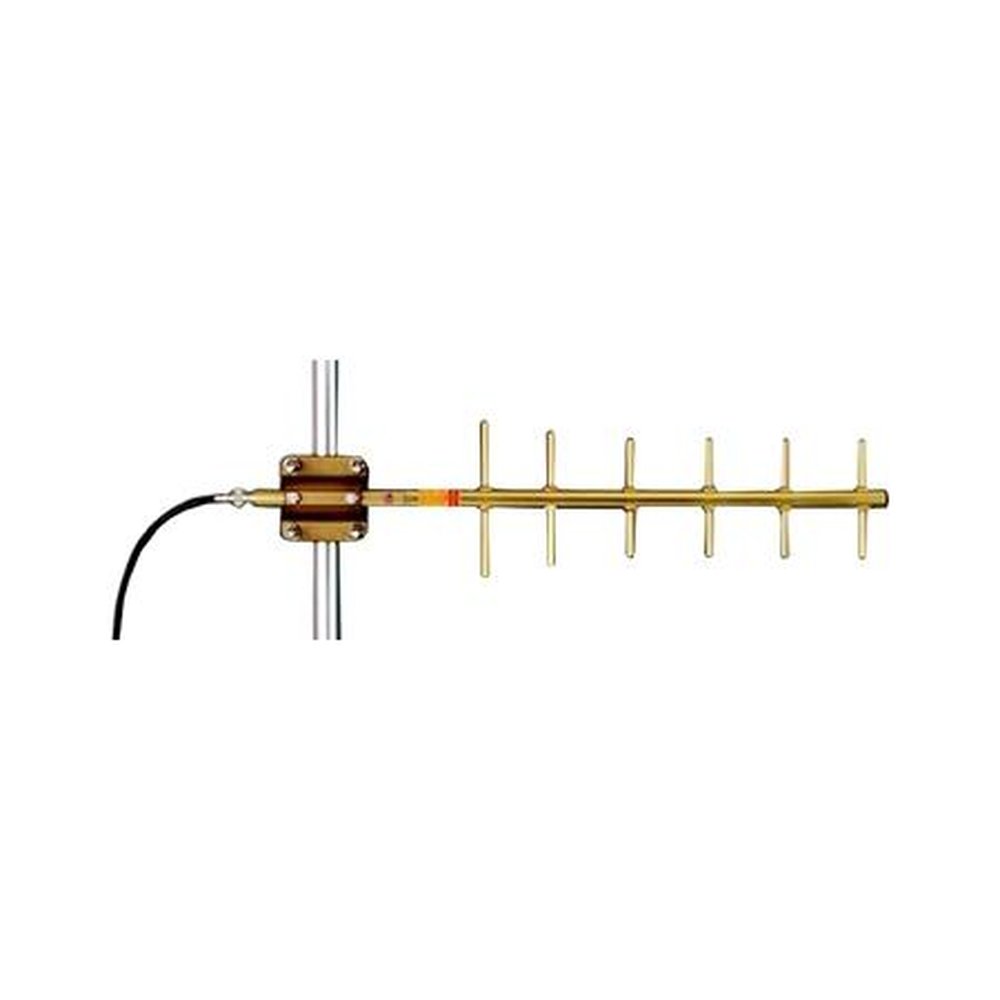 TE Y8966 896-970 Mhz 9dB Gold Anodized Finish Yagi.6 Element.300 Watt.50 Ohms.Direct N Female Termination.Stainless Steel Mounting Hardware